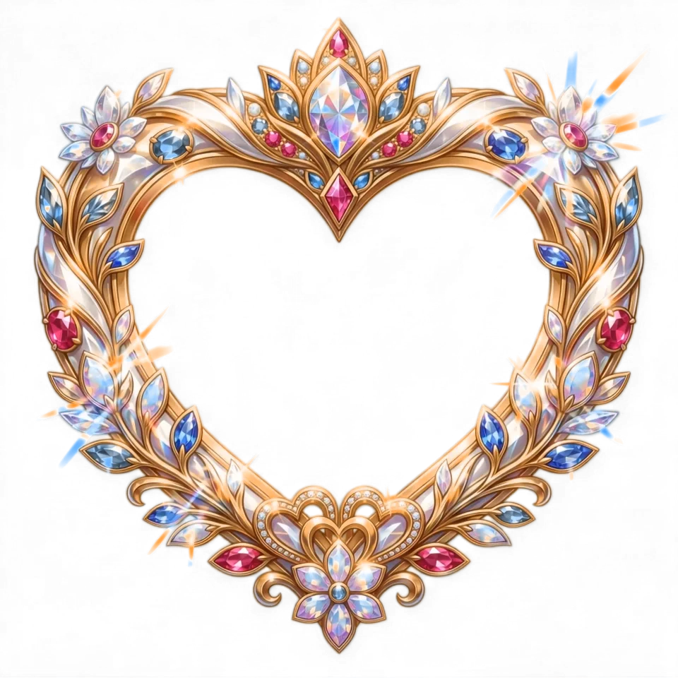 Crystal Heart Frame preview